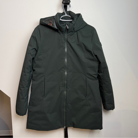 EUC Save the Duck rainy Matty jacket. Green black size 3 (Large) - Picture 1 of 10